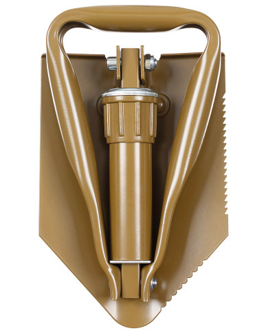 BW Folding Spade, 3-part, coyote tan