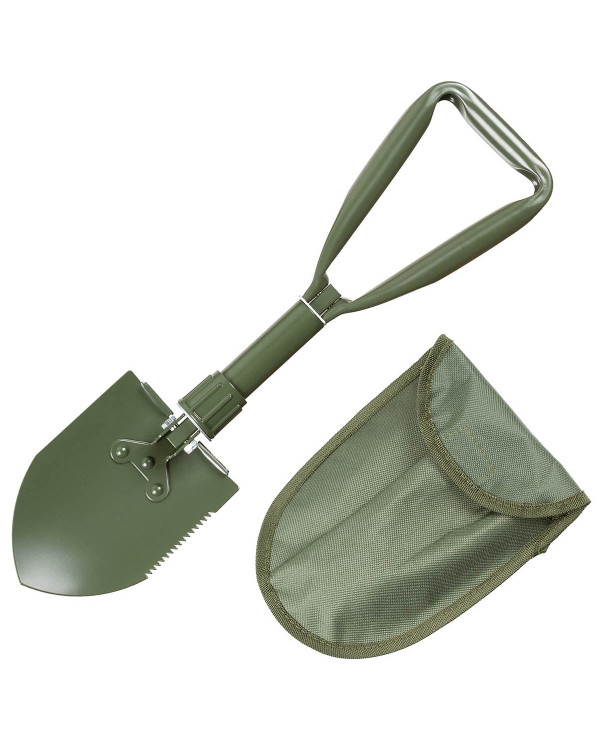 Mini Folding Shovel,  3-part, OD green