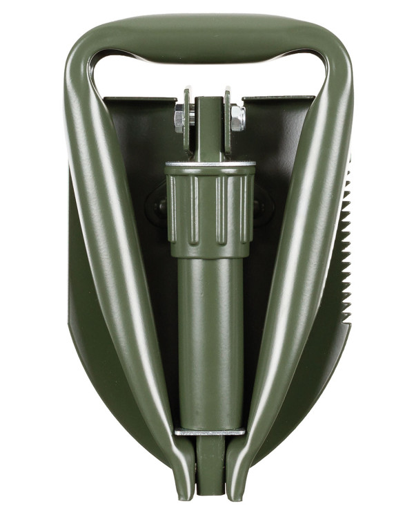 Mini Folding Shovel,  3-part, OD green