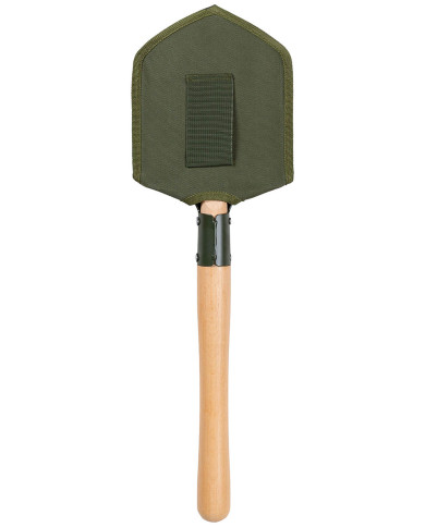 Spade, wooden shaft, extra stable