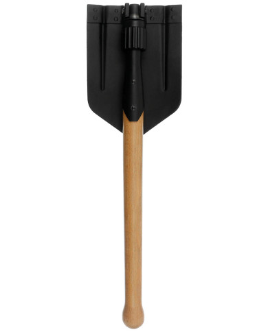NVA Folding Shovel, with wooden shaft