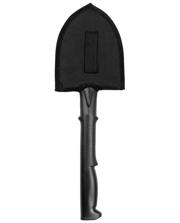 Spade, nylon shaft, black
