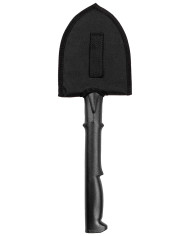 Spade, nylon shaft, black