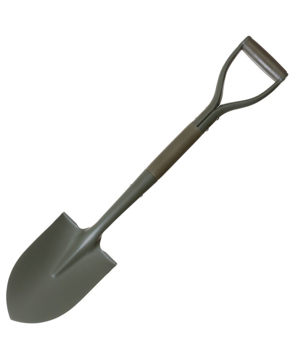 Shovel, "Type II", OD green, steel/wood