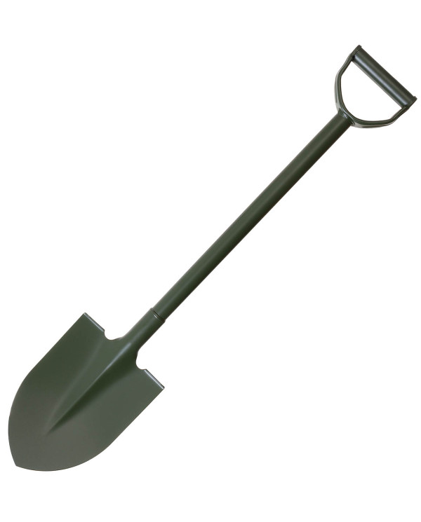 Shovel, "Type I", OD green, D-handle, steel