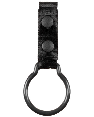 Flashlight Holder, with ring, black