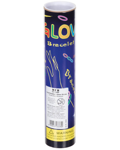 Glow Stick, necklace, thin, var. colours, 65 sticks/roll