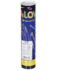 Glow Stick, necklace, thin, var. colours, 65 sticks/roll