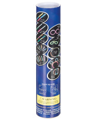 Glow Stick, necklace, thin, var. colours, 65 sticks/roll