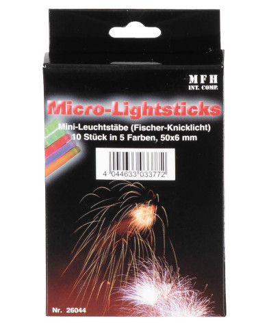 Glow Stick, mini, 10 sticks/pack