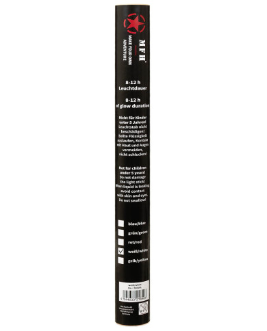 Glow Stick, large, white, 35 x 2.5 cm