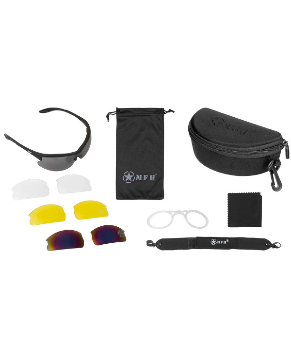 Sports Glasses, "Strike", black