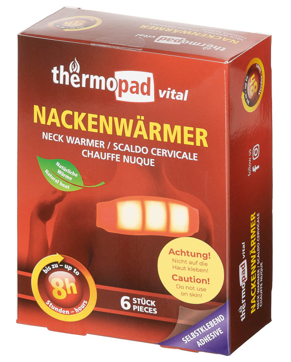 Neck Warmer, "Thermopad", 6-pack, single use