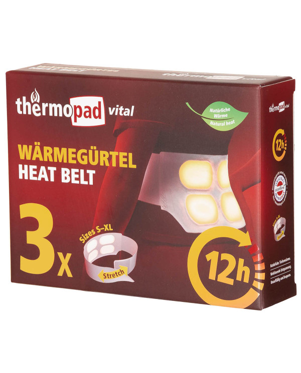 Heat Belt, "Thermopad", 3-pack, single use