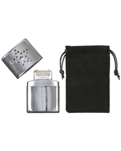 Pocket Hand Warmer, fluid, chrome