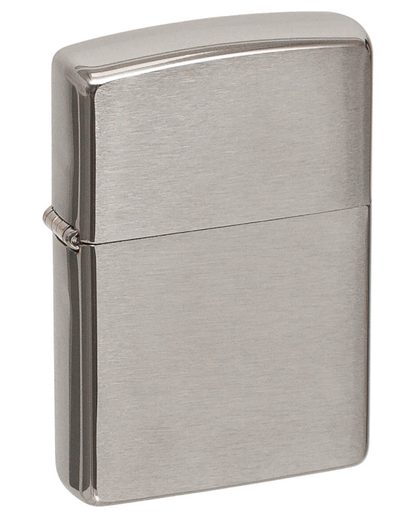 Windproof Lighter, Zippo, "Chrome Brushed", unfilled