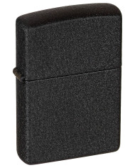 Windproof Lighter, Zippo, "Black Crackle", unfilled