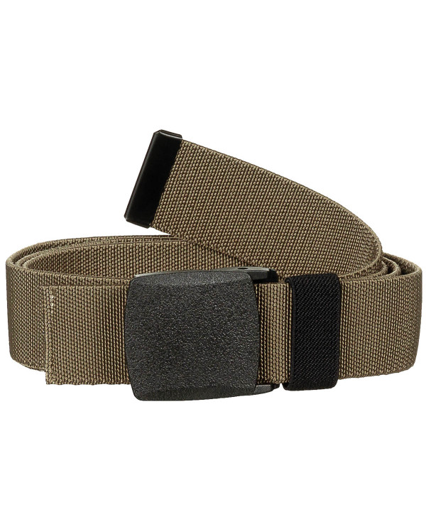 Web Belt, "Tactical Elastic", coyote tan, ca. 3.7 cm