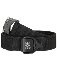 Web Belt, "Quick Release", black, ca. 3.7 cm