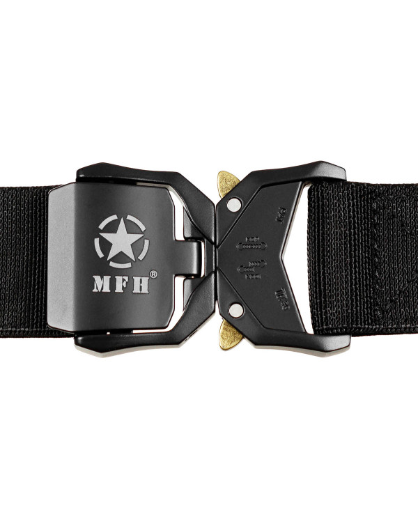 Web Belt, "Quick Release", black, ca. 3.7 cm