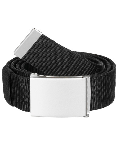 Web Belt, with inner compartment, black, ca. 4 cm