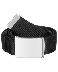Web Belt, with inner compartment, black, ca. 4 cm