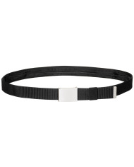 Web Belt, with inner compartment, black, ca. 4 cm