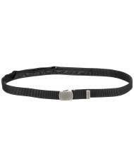 Web Belt, w. money compartment, black, ca. 3.2 cm