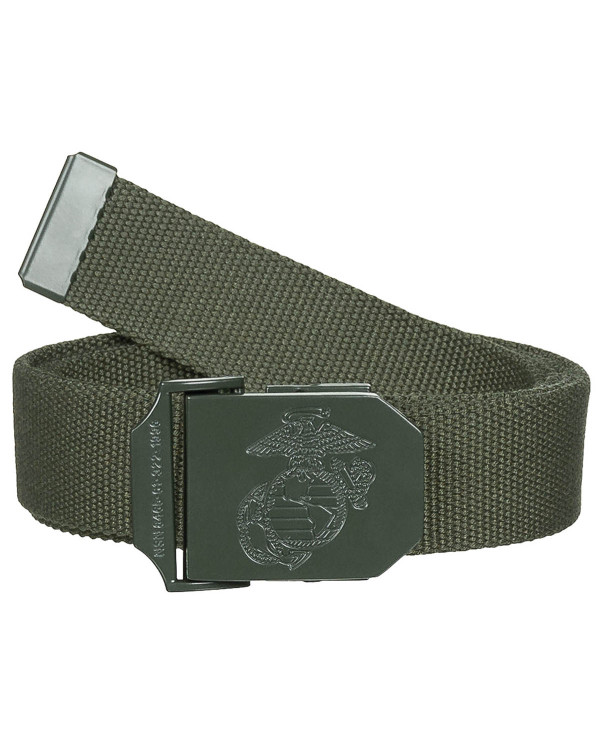 USMC Web Belt, OD green, ca. 3.5 cm