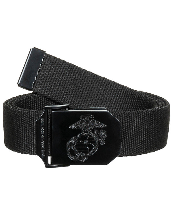 USMC Web Belt, black, ca. 3.5 cm