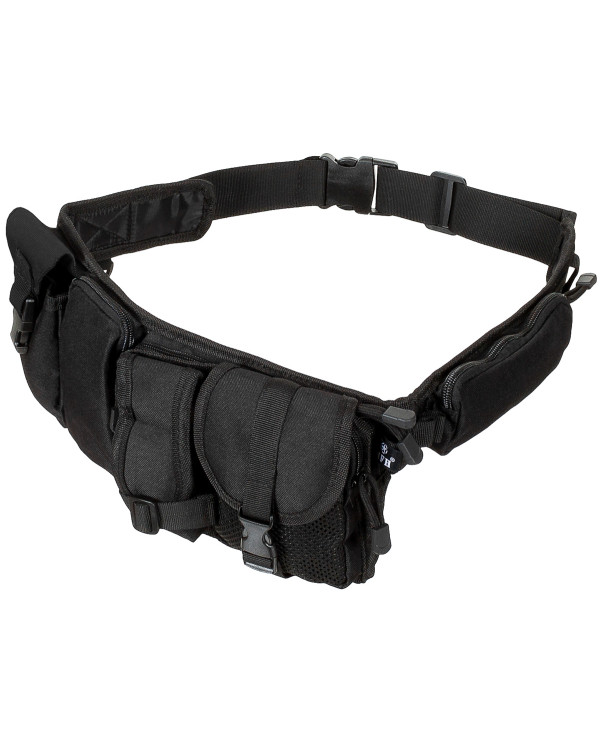 Waist Belt, 6 pockets, ca. 5.5 cm, black