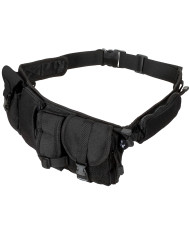 Waist Belt, 6 pockets, ca. 5.5 cm, black