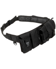 Waist Belt, 6 pockets, ca. 5.5 cm, black