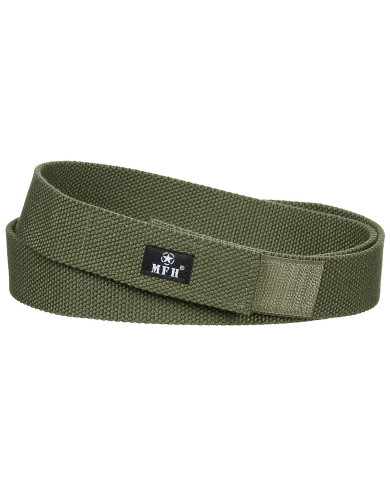 Belt, with hook-and-loop fastener, OD green, ca. 3.2 cm
