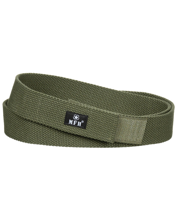 Belt, with hook-and-loop fastener, OD green, ca. 3.2 cm