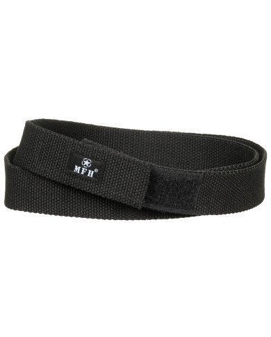Belt, with hook-and-loop fastener, black, ca. 3.2 cm