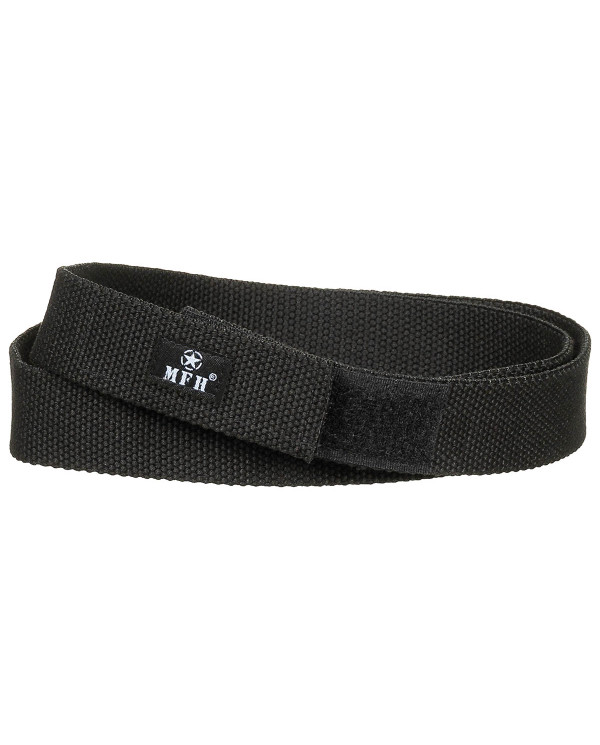 Belt, with hook-and-loop fastener, black, ca. 3.2 cm