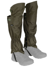 Gaiters, "Overknee", OD green,  with zip
