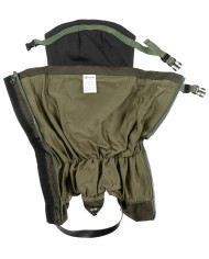 Gaiters, "Overknee", OD green,  with zip