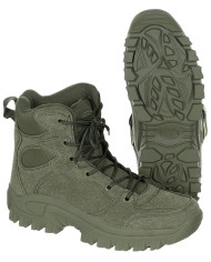 Boots, "Commando", OD green, ankle-high