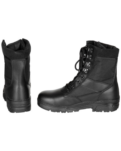 Boots, "Security", black, 8-hole, rubber sole