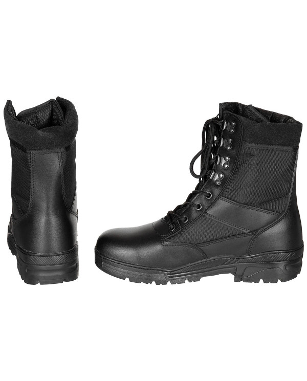Boots, "Security", black, 8-hole, rubber sole