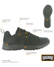 Low Shoes, "MAGNUM",  Storm Trail Lite, OD green