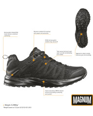 Low Shoes, "MAGNUM",  Storm Trail Lite, black