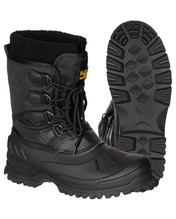 Thermo Boots,  laced, black