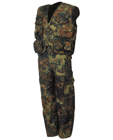 Kids Set, Pants and Vest, flecktarn, detachable trouser legs