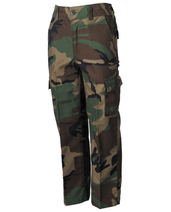 US BDU Pants for Kids, woodland