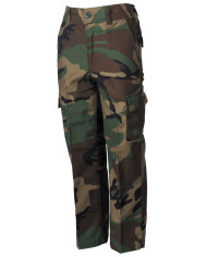 US BDU Pants for Kids, woodland