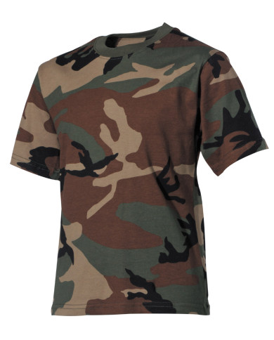 Kids T-Shirt, woodland, short-sleeved, 170 g/mý