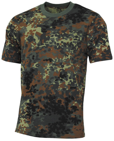 Kids T-Shirt, "Basic", flecktarn, 140-145 g/mý